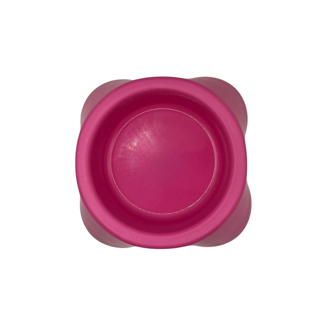 Plato Plastico Base Cuadrada 19 cm