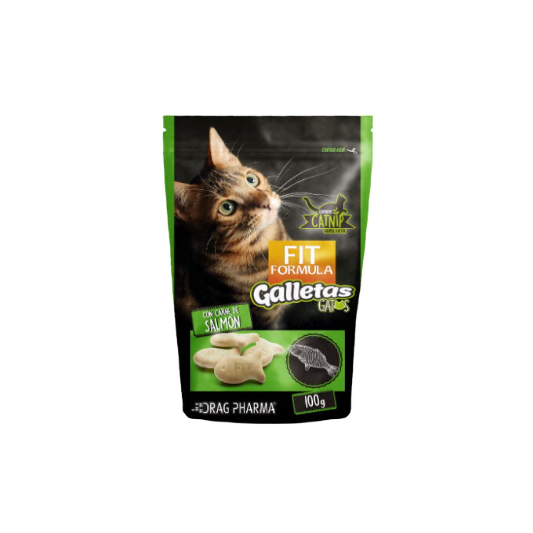 Galleta para Gato sabor Salmón 100gr