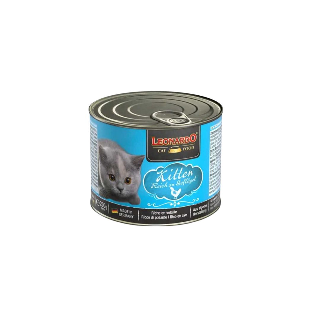 Leonardo Lata Quality Seleccion Kitten 200 Gr