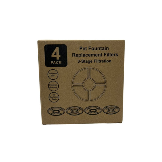 Set de 4 Filtros para Fuentes de Agua