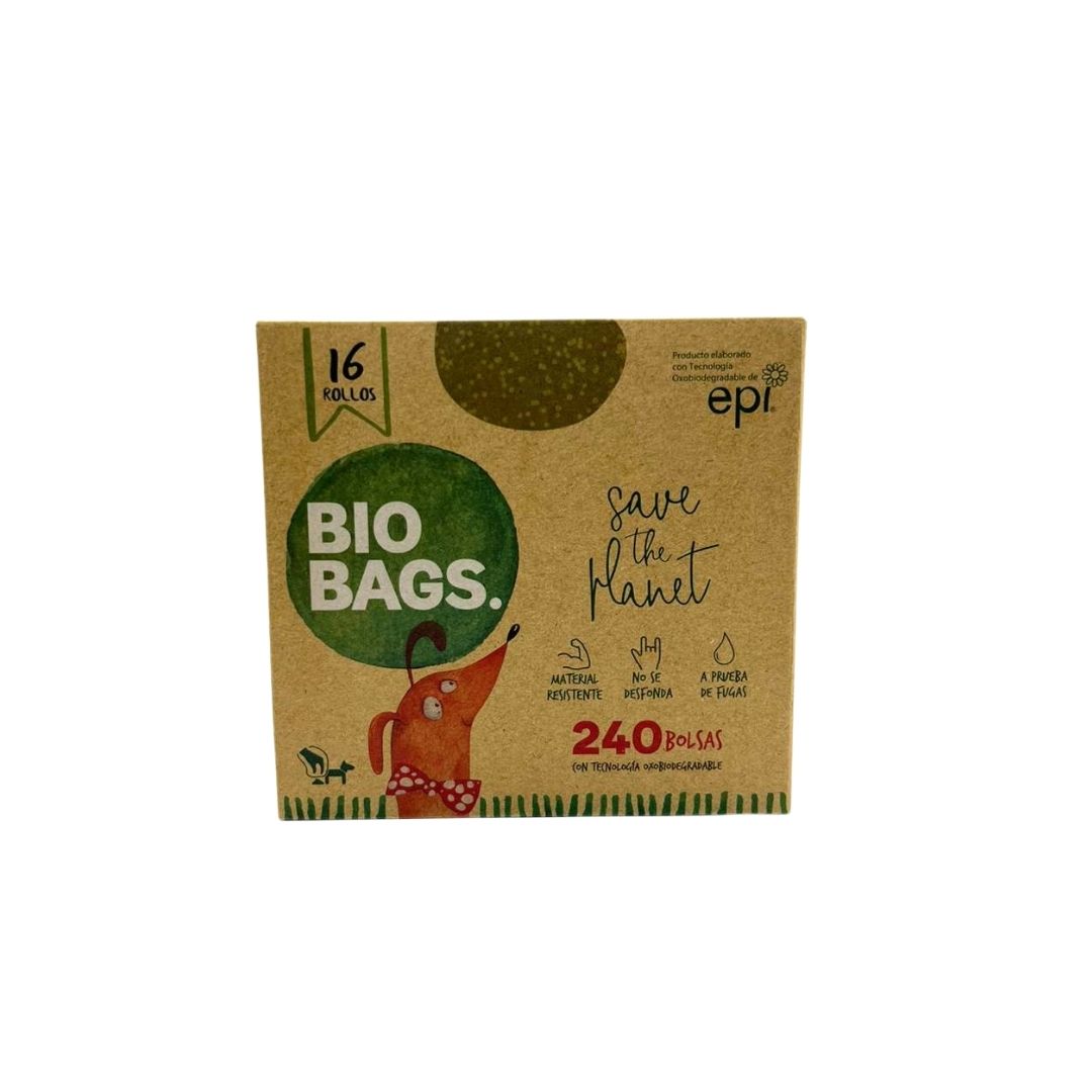 Bio Bags Bolsas Oxobiodegradables Caja de 16 rollos