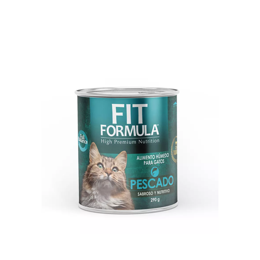 Fit Lata para gato sabor Pescado 290grs