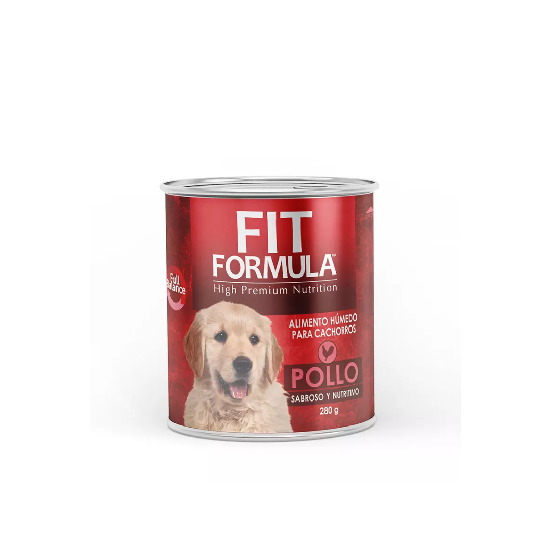 Fit Lata para Cachorro sabor Pollo