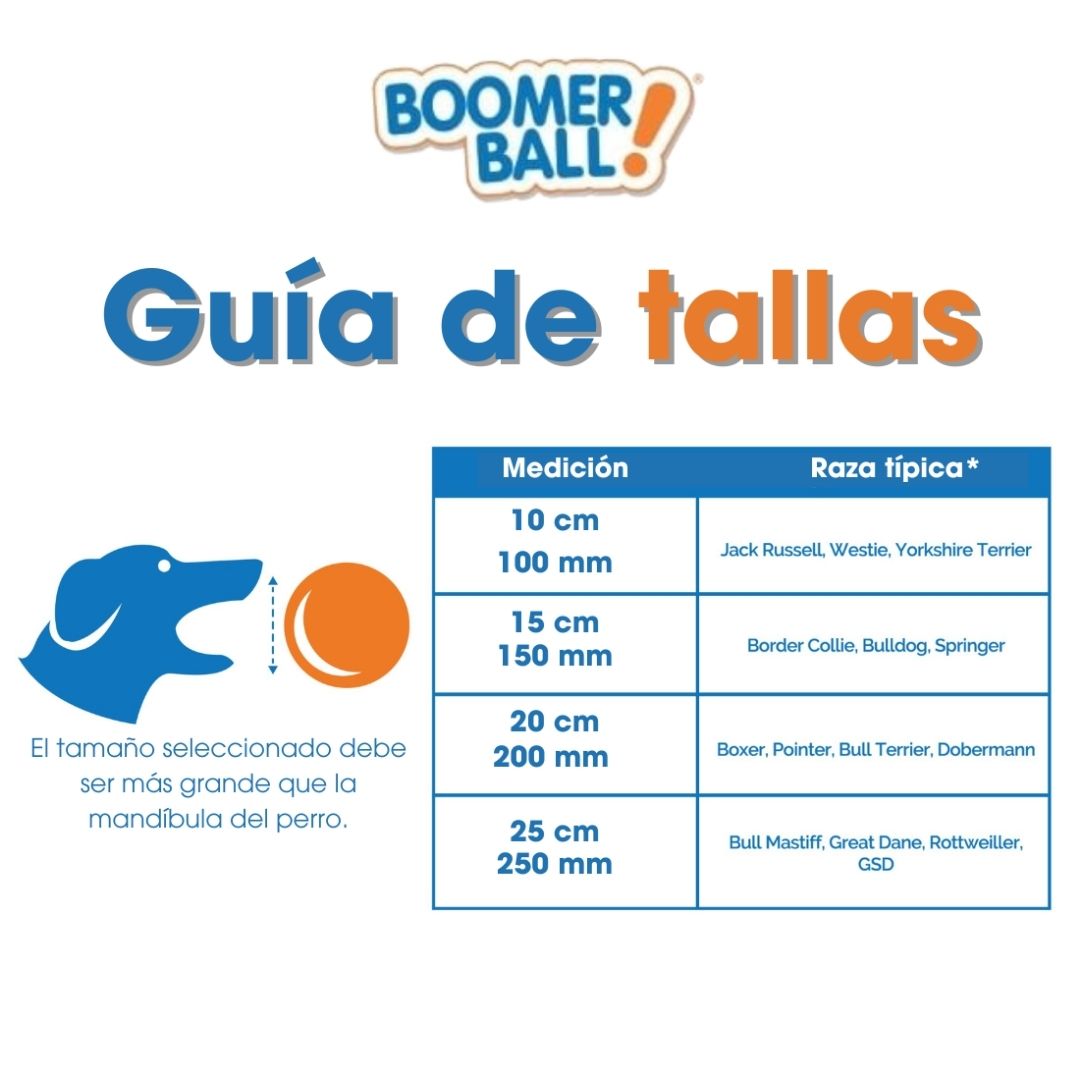 Boomer Ball Pelota 10cm color azul