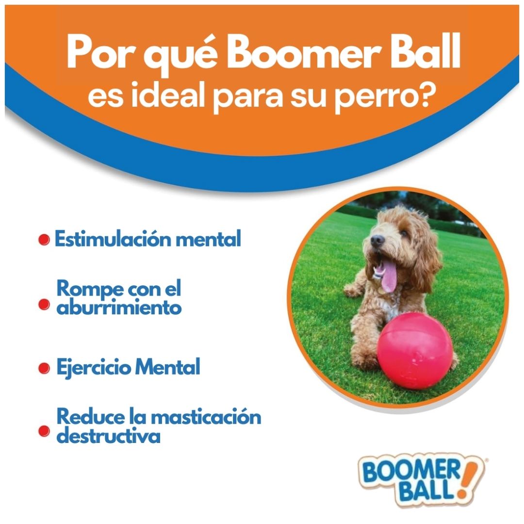 Boomer Ball Pelota 10cm color azul