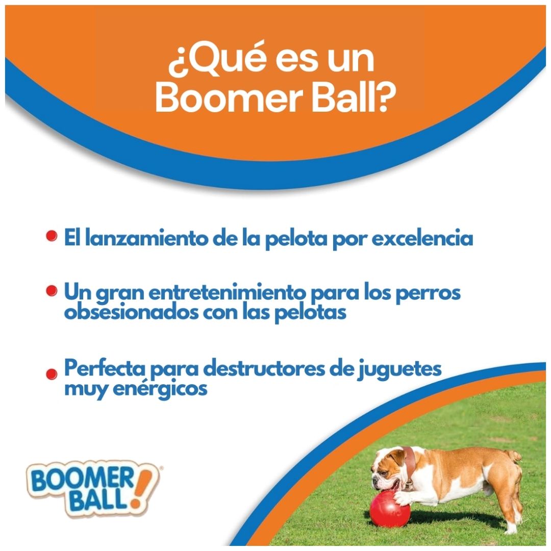 Boomer Ball Pelota 10cm color azul